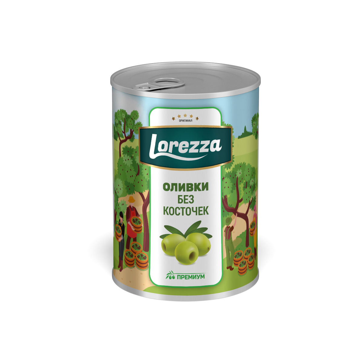 LRZ0202103 Yeşil Çekirdeksiz Zeytin 90 GR